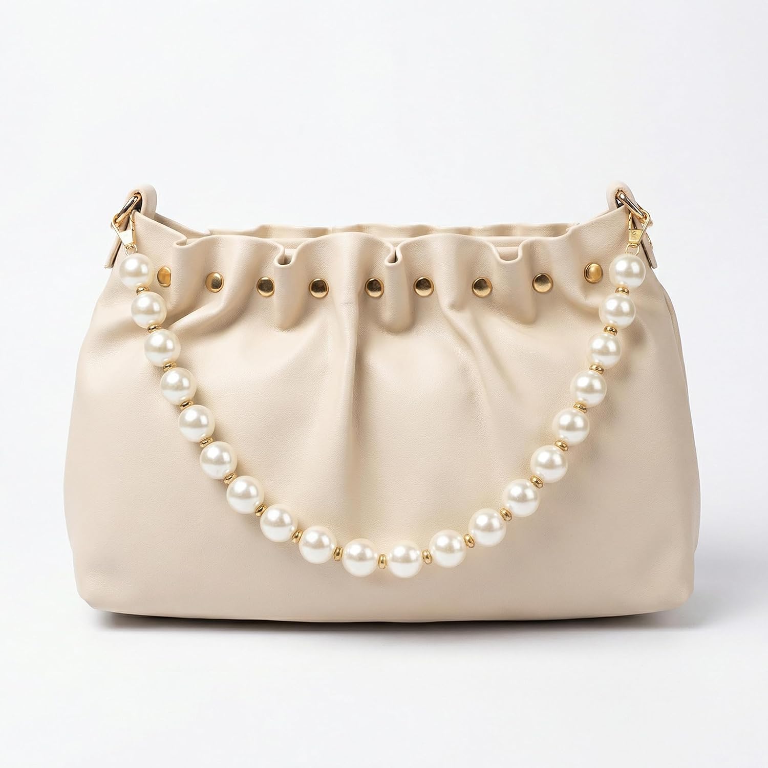 AESTHESY Women’s Pearl Handle Handbag | Premium PU Leather Shoulder Bag for Party & Office - Review, Price and Buying Guide
