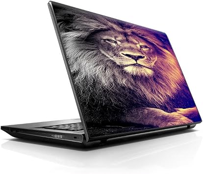 15 15.6 inch Laptop Notebook Skin Vinyl Sticker Cover Decal Fits 13.3" 14" 15.6" 16" HP Lenovo Apple Mac Dell Compaq Asus Acer/Proud Lion, King of The Pride