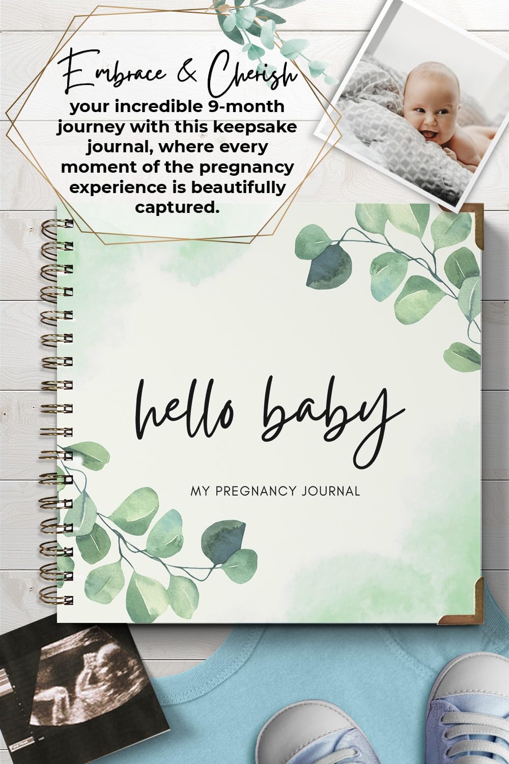 LUMOSX Pregnancy Journal for First Time Moms 2024 - Baby Book Memory - Baby Journal Is a Pregnancy Must Haves, Best Gifts For Expecting Moms, Baby Shower Gifts