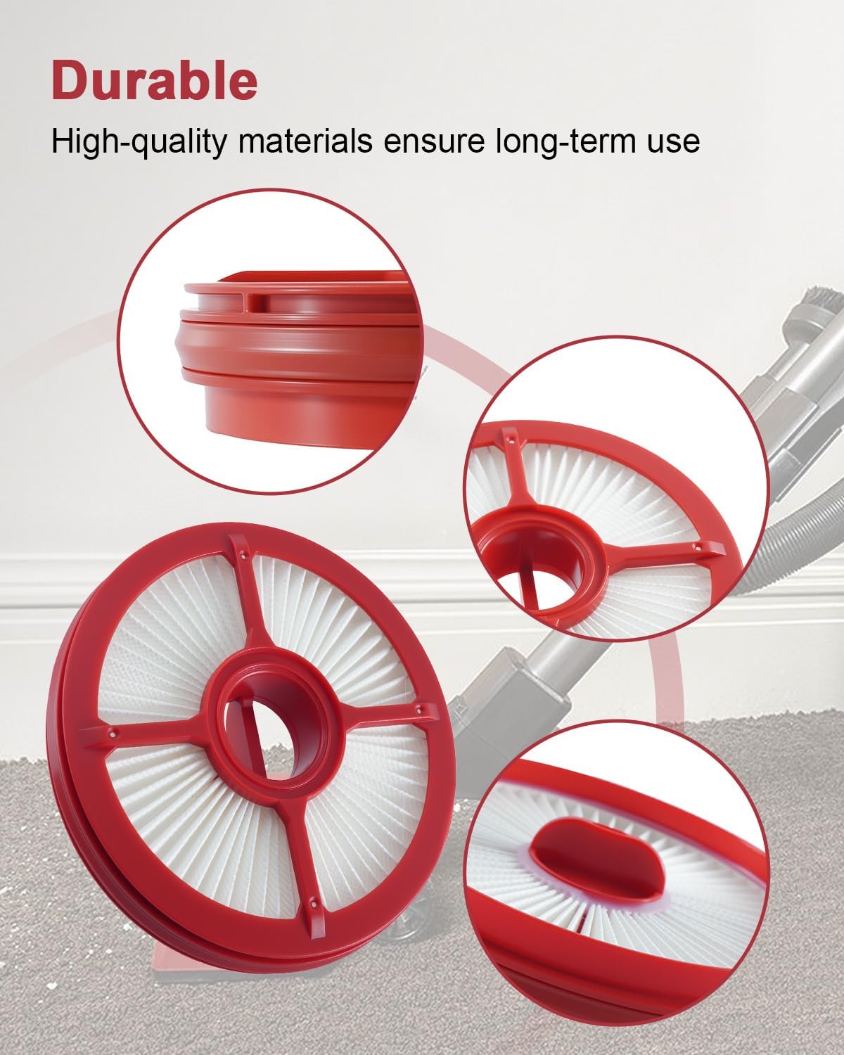 Compact Vacuum Filter Fit for Milwaukee M18 FUEL Compact Vacuum 0940-20 image 2