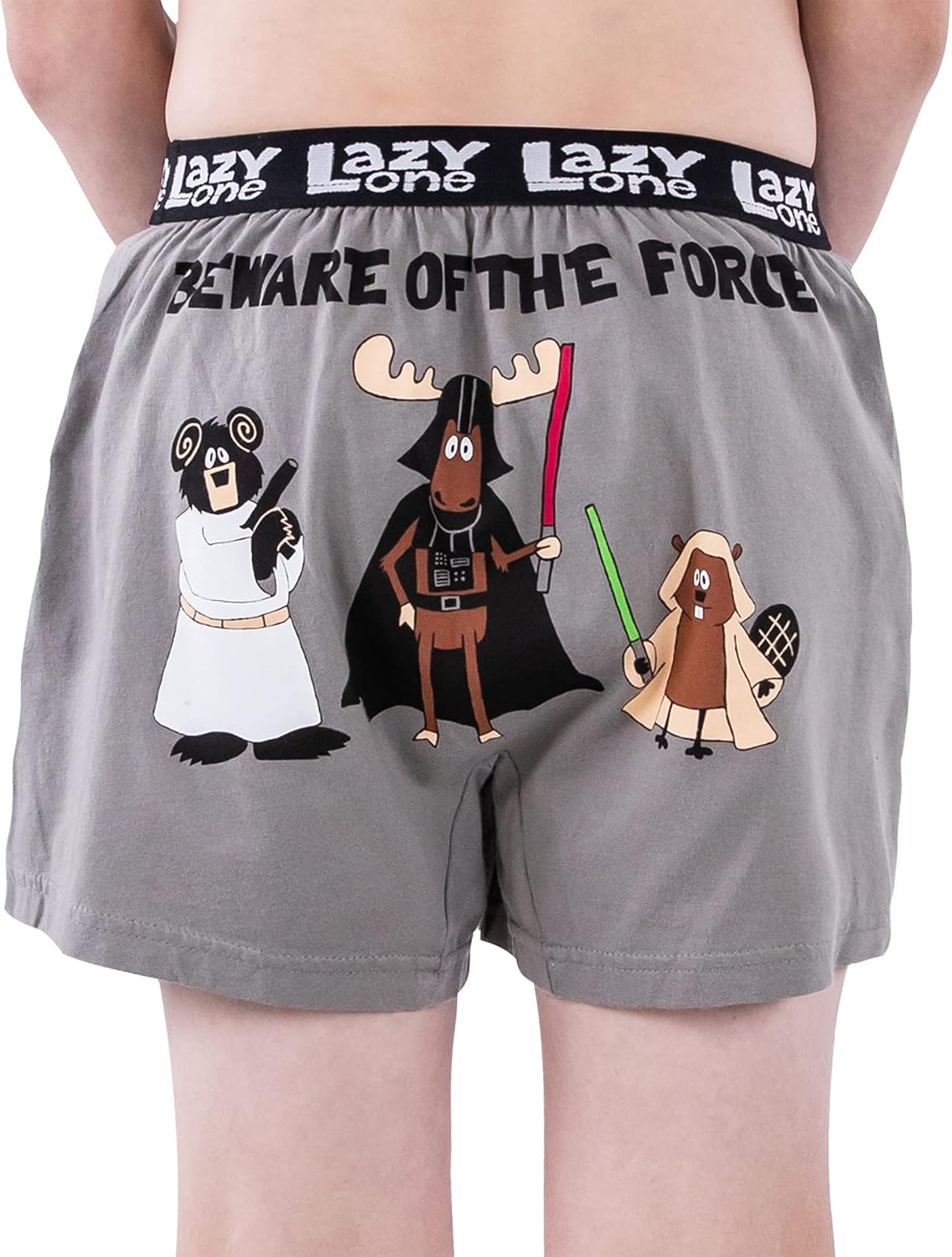 Lazy One Funny Animal Boxers, Novelty Boxer Shorts, Hunorous Kids' Underwear, Gag Gifts for Boys: Clothing