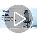 Image of FUGO FG410 High-Back Ergonomic Office Chair-Executive Computer Chair with Adjustable Headrest, Armrests, Lumbar Support, Breathable Mesh, 360 Swivel, Recline Function, and Heavy-Duty Base (Black)