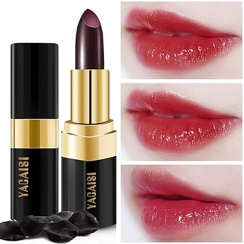 Lip Stain Lip Stain - Lápiz labial de larga duración, impermeable, nutritivo de larga duración, bálsamo labial, hidratante labial para mujeres (rosa