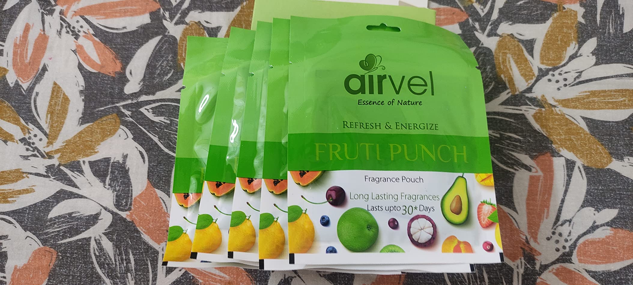 Airvel Citrus Blast Fragrance Pouch| Air Freshener For Amazing Fragrance For Bathroom |Toilet ...