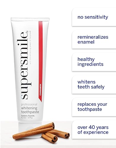 Miniatura 5 de Supersmile Professional Whitening Toothpaste  Fluoride Toothpaste for Visibly Whiter Teeth  Whitens up to 6 Shades