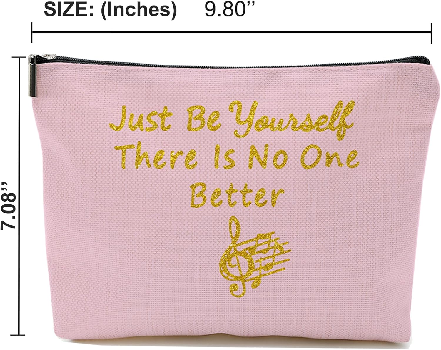 Singer Makeup Bag, Music Lover Cosmetic Bag, Singer Fans Merchandise Quotes, Portable Makeup Storage Organizer, Friendship Gifts for Birthday, Christmas, Mother's Day - Image 2
