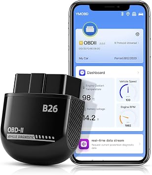 OBD2 Scanner BT 5.1 OBDII Car Engine Diagnostic Tool Engine Code Reader
