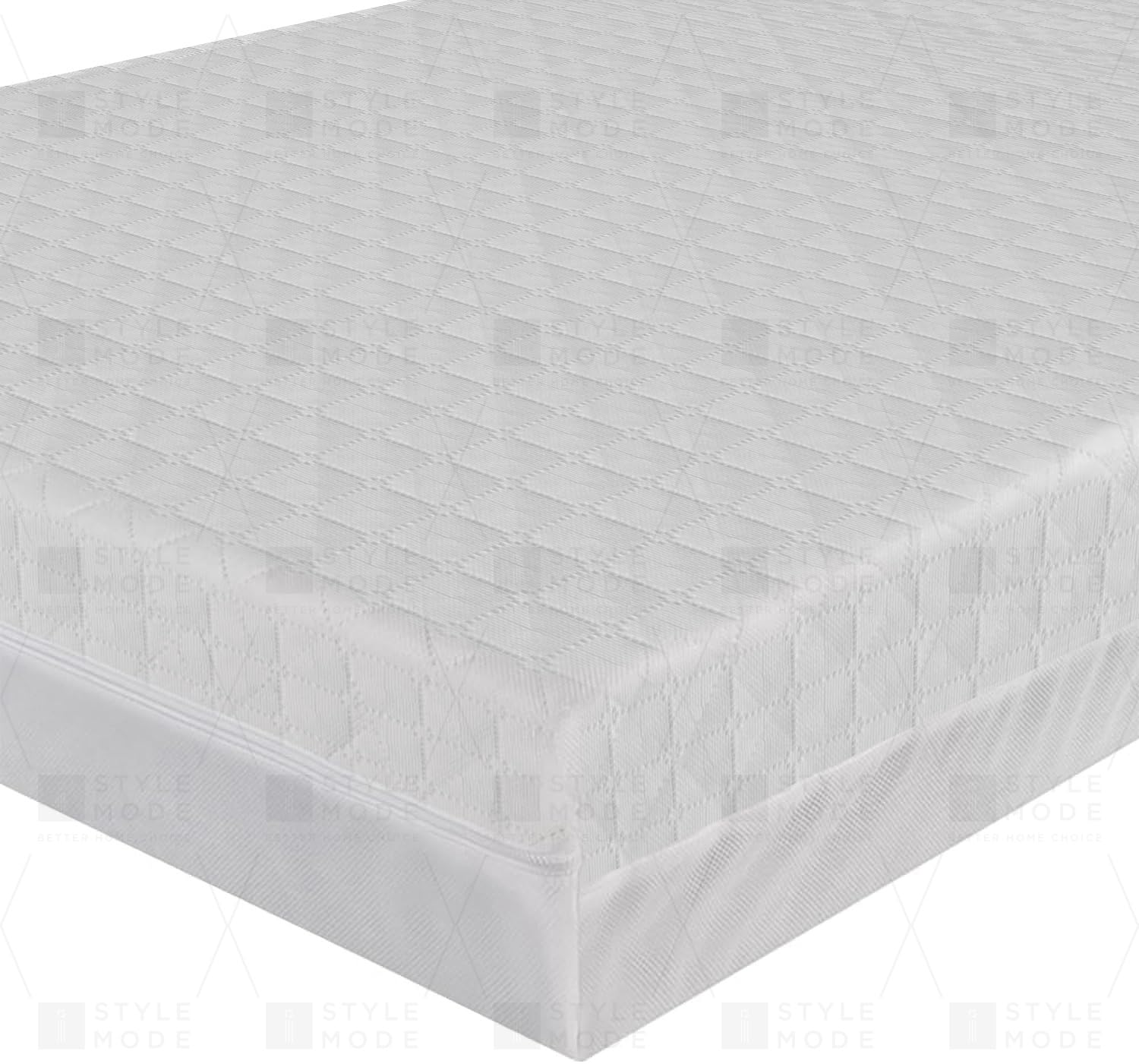 Baby Toddler Cot Bed Mattress Cover, Extra Breathable Anti Allergy & Waterproof Baby Quilted Zipped Cover Thick Depth Crib Mattress Spare Cover (120 x 60 x 7.5 cm)