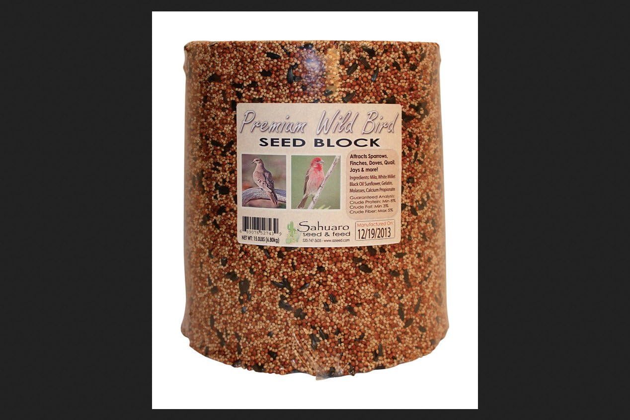 Assorted Species Bird Food Block Millet 15 lb.