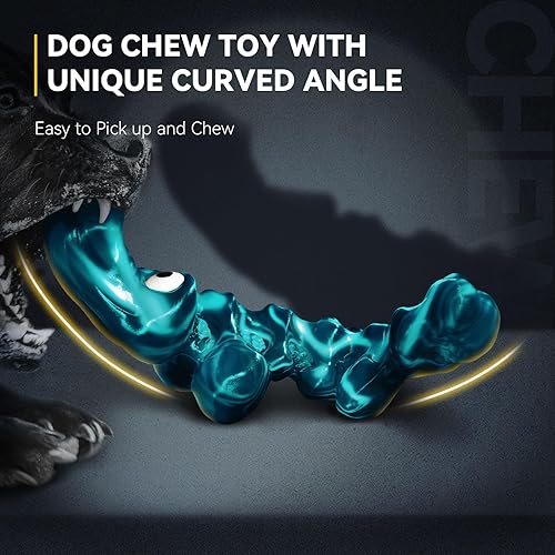 Miniatura 2 de Juguetes indestructibles para perros masticadores agresivos, juguetes de nailon para masticadores agresivos, juguetes duraderos para perros grandes