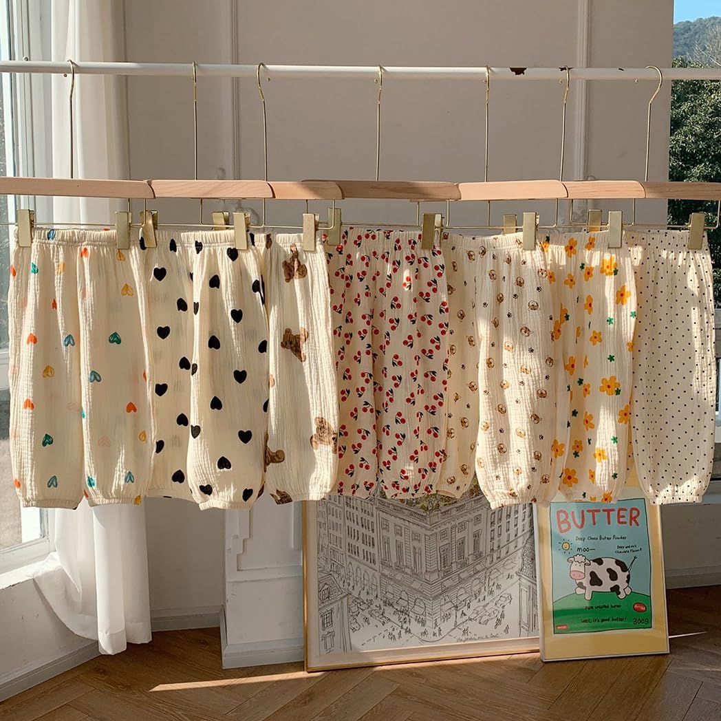 Toddler Girls Long Harem Pants Cotton Linen Baby Baggy Trousers Bloomers 2-7T