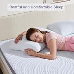 2 Inch Mattress Topper Full, Ventilated High Density Pad Foam Mattress Topper with Removable Washable Cover, 54 * 75 Inch