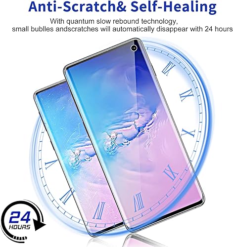 Miniatura 3 de 3 Pack Screen Protector for Samsung Galaxy S10 [Not Glass], Support Fingerprint Flexible TPU Film, Touch Sensitive, Anti-Scratch, Full Coverage