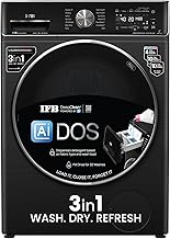 IFB 11/7/3 kg Fully Automatic Washer Dryer Refresher with Steam Refresh, AI DOS, 100% Dry Clothes, 9 Swirl Wash Mimic Handwashing, WiFi & Eco Inverter Motor (WDR Executive Plus ZBG, Black)
