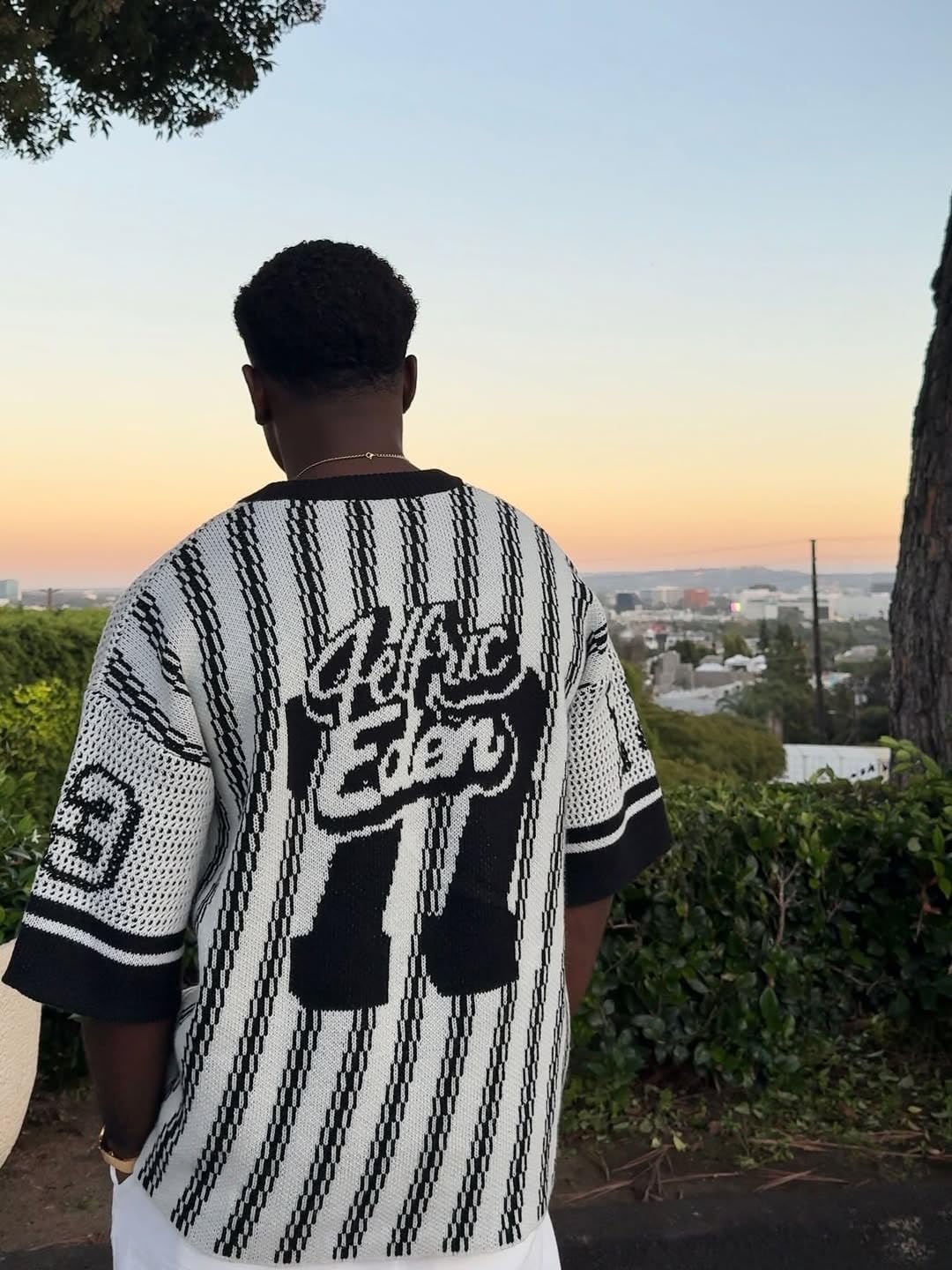 Aelfric Eden Womens Short Sleeve Sweater Oversized Knit Tops Number Shirt Graphic Y2k Pullover Sweaters Trendy Boho Clothes - Image 3