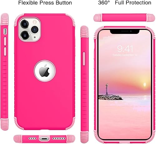 Miniatura 7 de BENTOBEN Fundas para iPhone 11 Pro Max, 2 en 1, ajuste delgado, resistente, híbrido, a prueba de golpes, de poliuretano termoplástico suave,