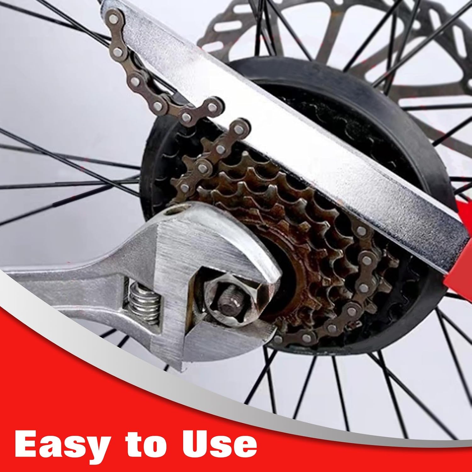 Bicycle Crank Puller Tool Set and Bike Cassette Removal Tool for MTB, Mountain Bike, Road Bike