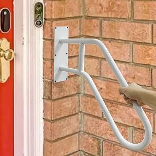 Wall Mounted Handrail Railing Grab Bar for Indoor & Outdoor Steps(White)