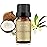 BURIBURI Coconut Vanilla Essential Oil, 10ml Premium Grade Scented Oil Coconut Vanilla Fragrance Oil for Diffuser, Massage, Candle, Soap Making