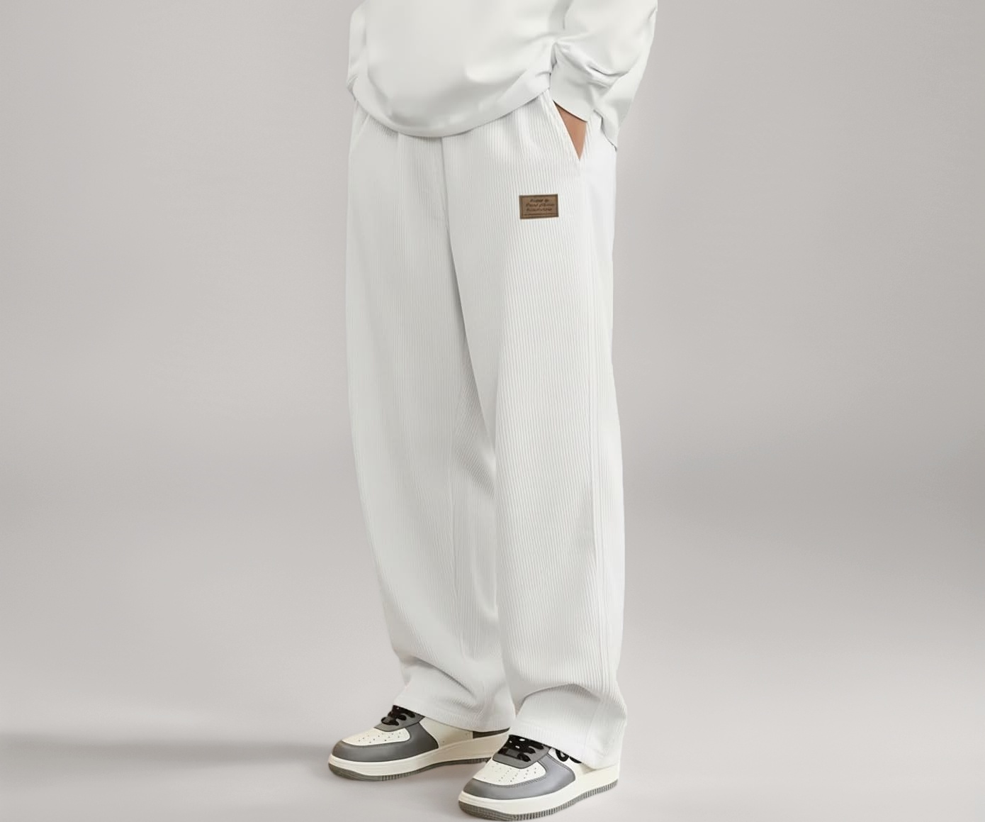 Samfor Men's Baggy Corduroy Pants