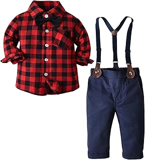Baby Boy Gentleman Long Sleeves Suit Sets with Pocket, 3 Months - 14 Years
