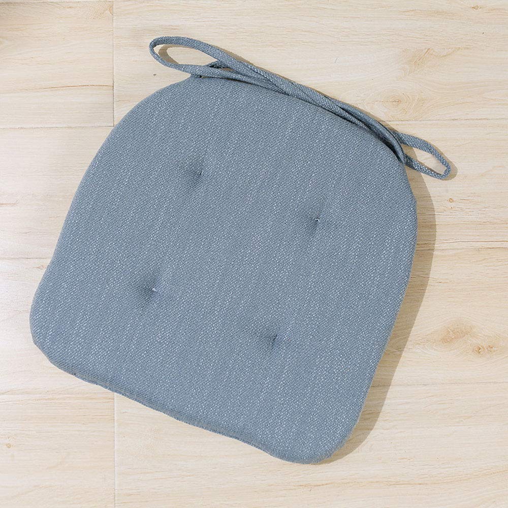 Coussin de chaise de jardin de cuisine à manger galette de siège zippé lot de 2
