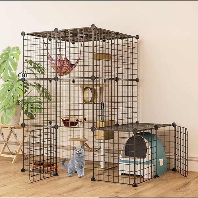Jaula Para Gatos Grande Exterior/Interior