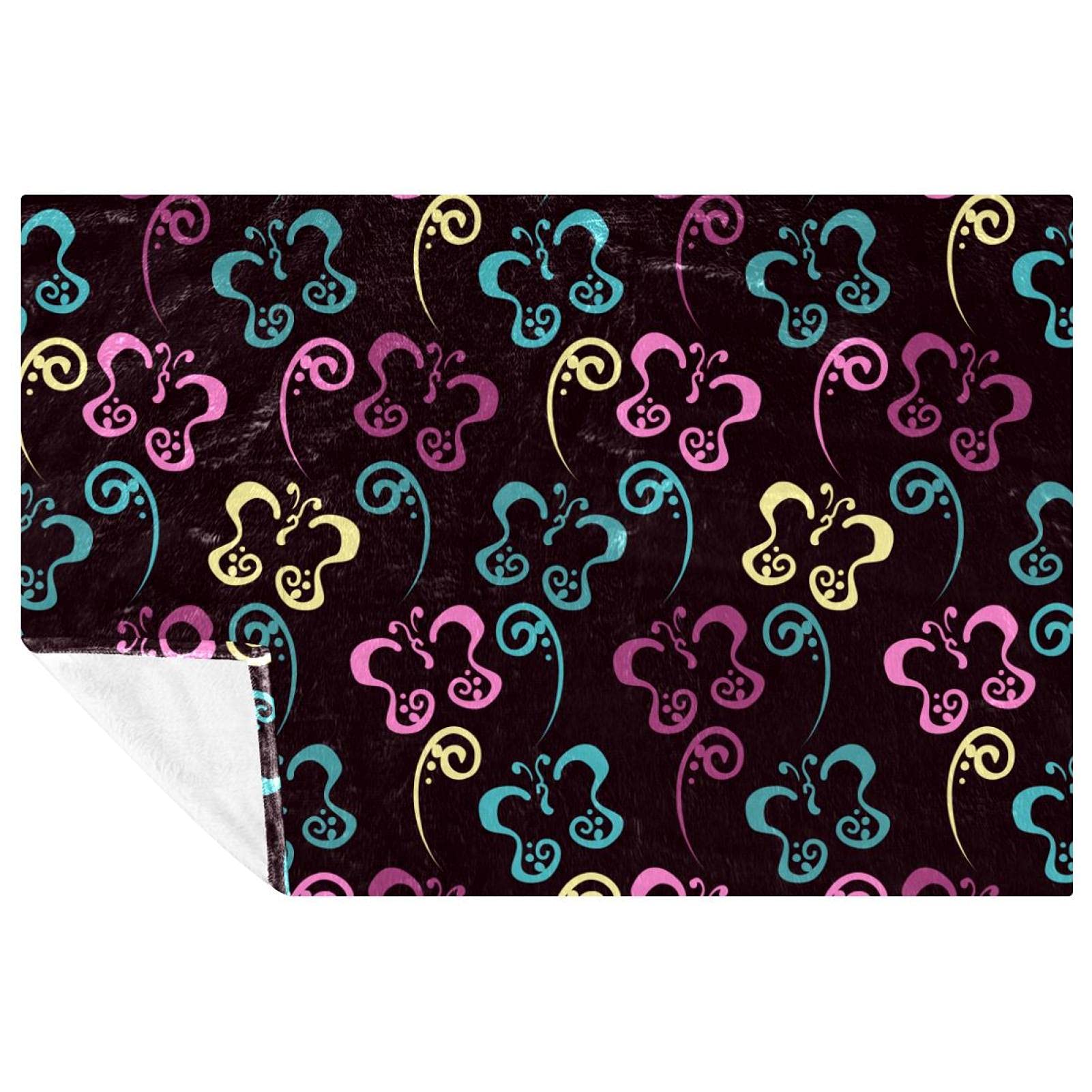 Couverture chaude papillons pour pique-nique, camping et plage