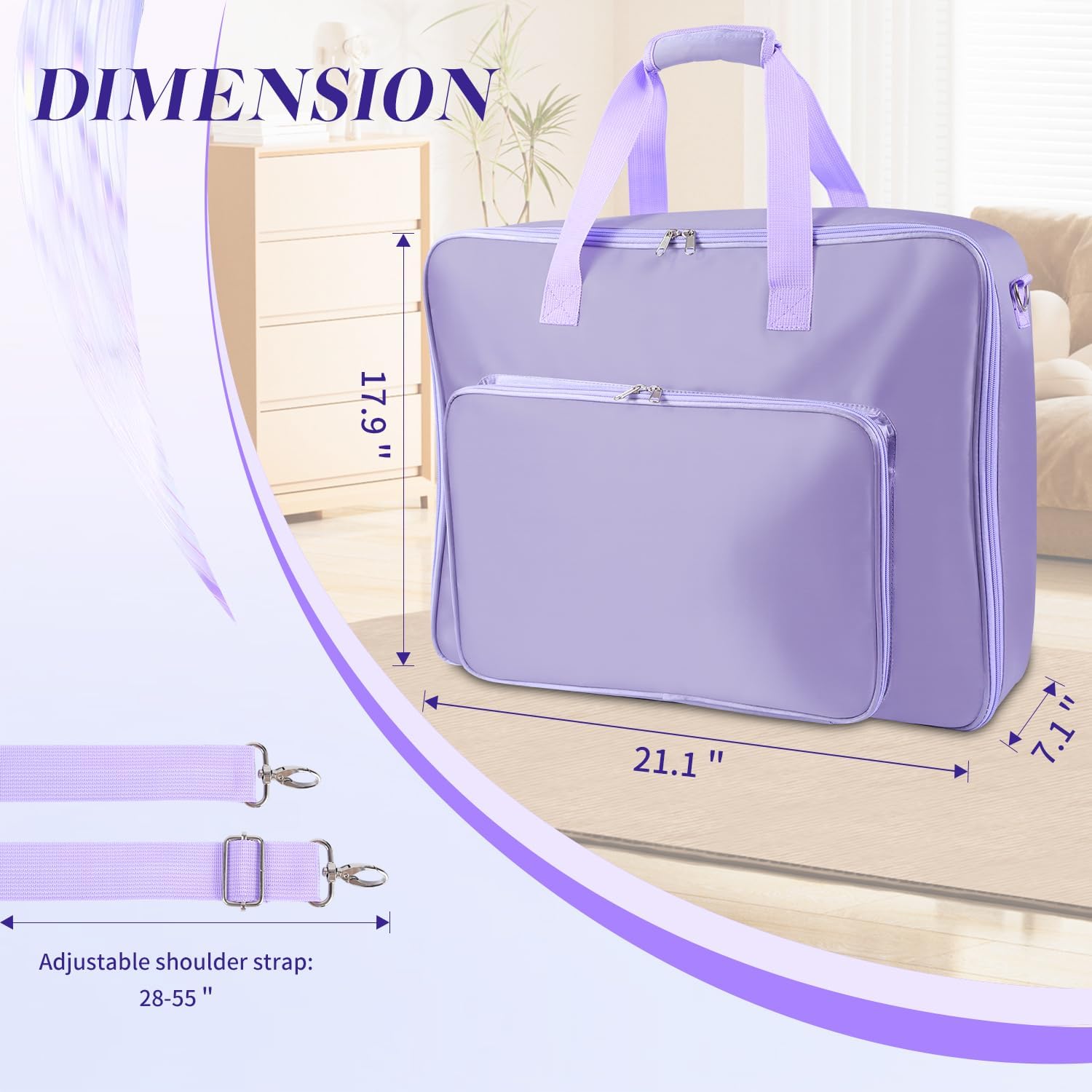 Storage Bag for Pilates Board Pilates Board Organizer Portable Shoulder Gym Bag for Outdoor Exercise Home Storage