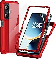 Vista 15 de Ailiber Funda para teléfono OnePlus Nord N30, One Plus N30 5G con protector de pantalla de vidrio templado, protección de estructura de 2 capas