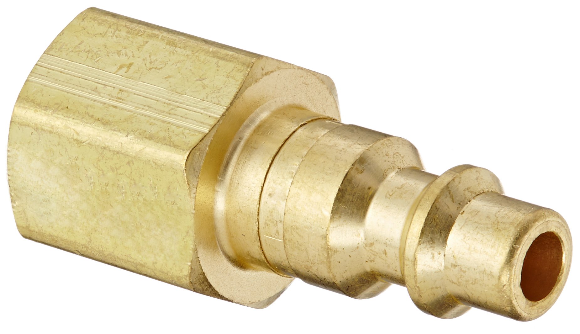 Eaton Hansen 11B Brass 1000/400/500 Series, Industrial Interchange, Coupler Plug, 1/4