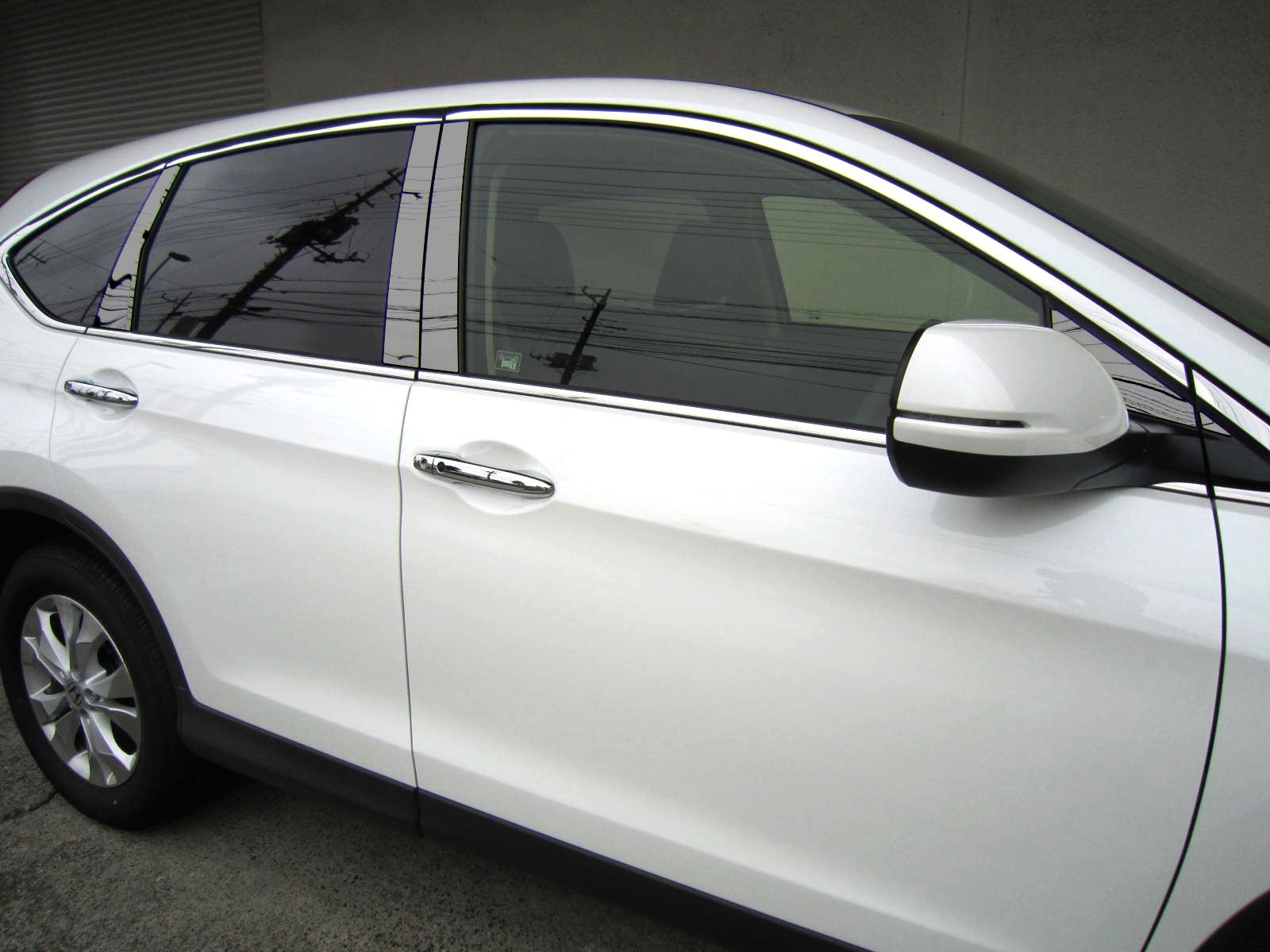 CR-V RM1/RM4型 12p 高級プラチナム超鏡面ブラックメッキピラー Amazon | BRIGHTZ CR-V RM1 RM4 超鏡面ステンレスブラックメッキピラー