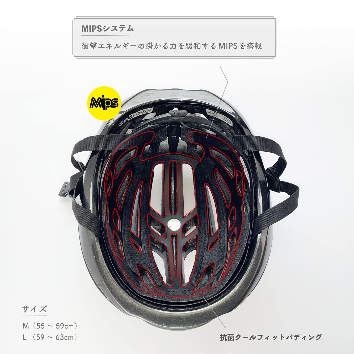 Amazon | GIRO(ジロ) 自転車ロードヘルメット アジリス ミップス 