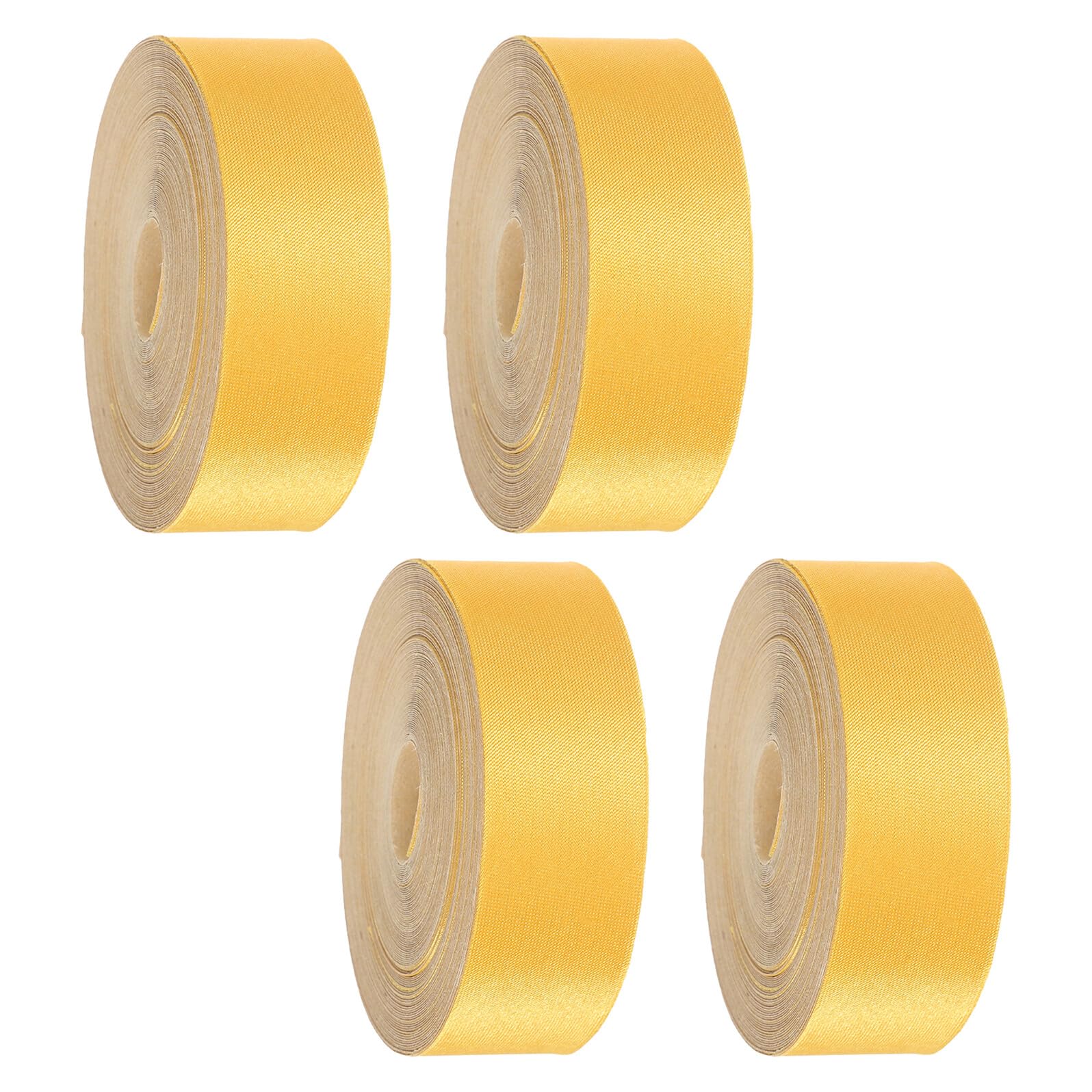 Didiseaon Cinta Adhesiva para Dobladillos de Tela Autoadhesiva 4 Rollos de 6 Metros Color Dorado Brillante para Ribetes de Cortinas Reparación y Manualidades DIY Lavable y Fácil de