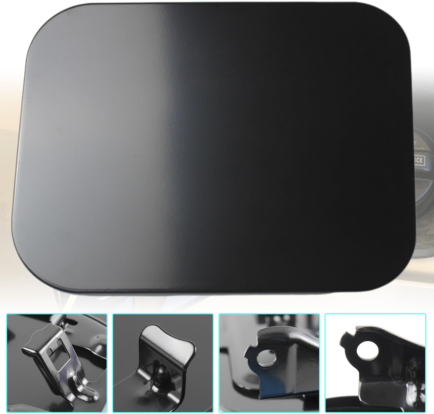 Fuel Door Cover Fuel Filler Lid Fuel Gas Cap Cover Door Compatible with 2011-2019 Toyota Siena Fuel Filter Lid Replace 77350-08020
