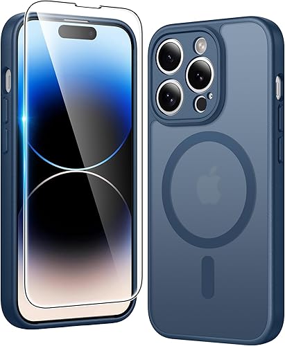 Miniatura 1343 de Fntcase Funda para iPhone 15 Plus y 14 Plus de 6.7 pulgadas, magnética, a prueba de golpes de grado militar, antiamarilleo, delgada, protectora