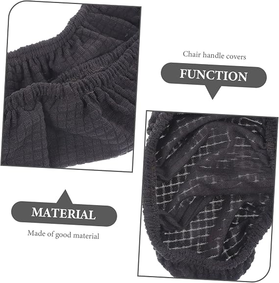 4pcs Office Chair Armrest Covers Polyester Protective Sleeves