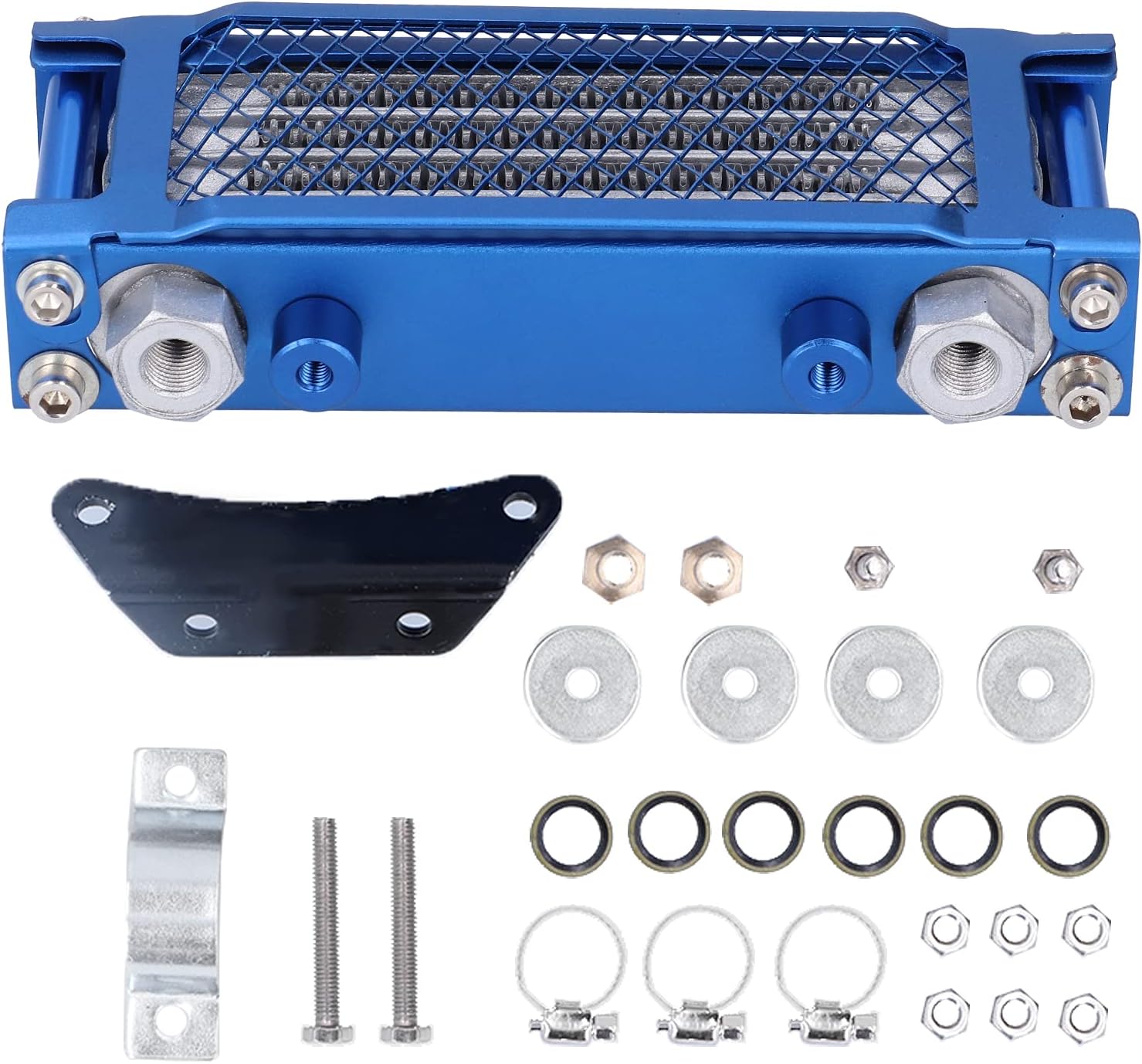 エンジンオイルクーラー 憧れの より大きなオイル量のオートバイオイルラジエーター125cc 250ccダートピットバイクatv用の高速 熱放散耐久性のある金属 エンジンオイルクーラー 憧れの より大きなオイル量のオートバイオイルラジエーター125cc 250ccダートピットバイクatv用の高速 熱放散耐久性のある金属