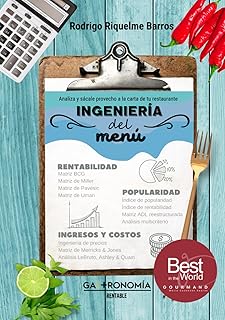 Ingeniería del Menú: Analiza y sácale provecho a la carta de tu restaurante (Gestión de restaurantes y afines) (Spanish Edition)