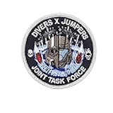 Jumpers and Hell Inspired Tactical Morale Patch, Hook Fastener, 3.5 Inch, Round (Navy Blue)