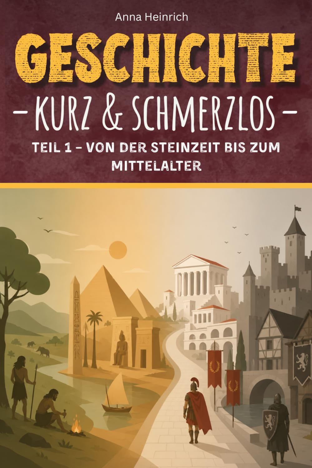 Geschichte kurz & schmerzlos | Teil 1 – Von der Steinzeit bis zum Mittelalter | Die wichtigsten Epochen der Menschheitsgeschichte locker, verständlich und mit einer guten Portion Humor erklärt