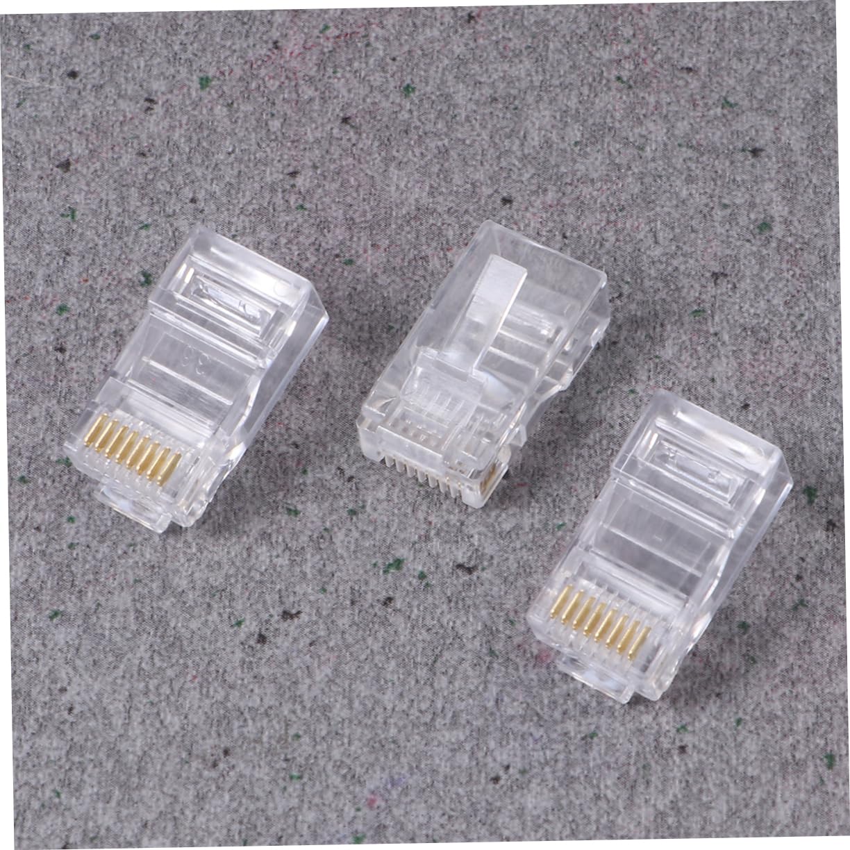 1000pcs Pin Cob Network Cable Plug Core Connector Modular High Signal Strength