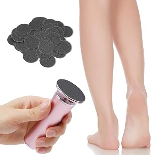 Electric Foot File Callus Remover for Feet, Professional Foot Scrubber Sander Grinder for Dead Skin Cracked Heel,Portable Foot Care Tool for Men & Women