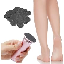 Electric Foot File Callus Remover for Feet, Professional Foot Scrubber Sander Grinder for Dead Skin Cracked Heel,Portable Foot Care Tool for Men & Women