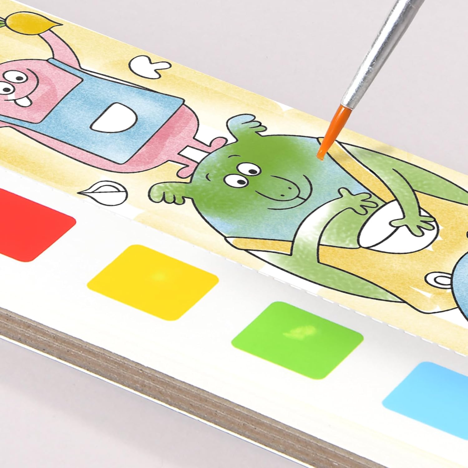 Paquete De 4 Libros Para Colorear Al Agua Para Niños Pequeños, Pintura