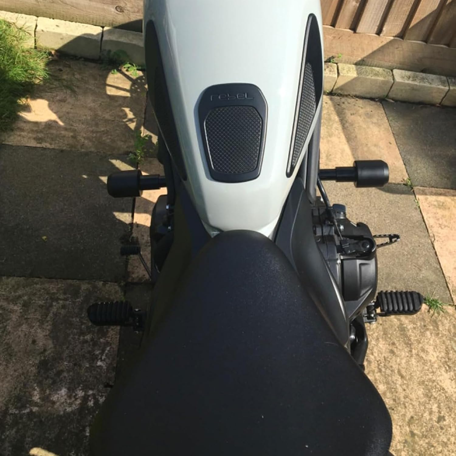 Engine Frame Slider Crash Protector compatible for Ho&n&da Rebel CMX500 CMX 500 REBEL 500 Accessories 2017-2026 Motorcycle Accessories Fairing Guards Engine Crash Pad (Black A)