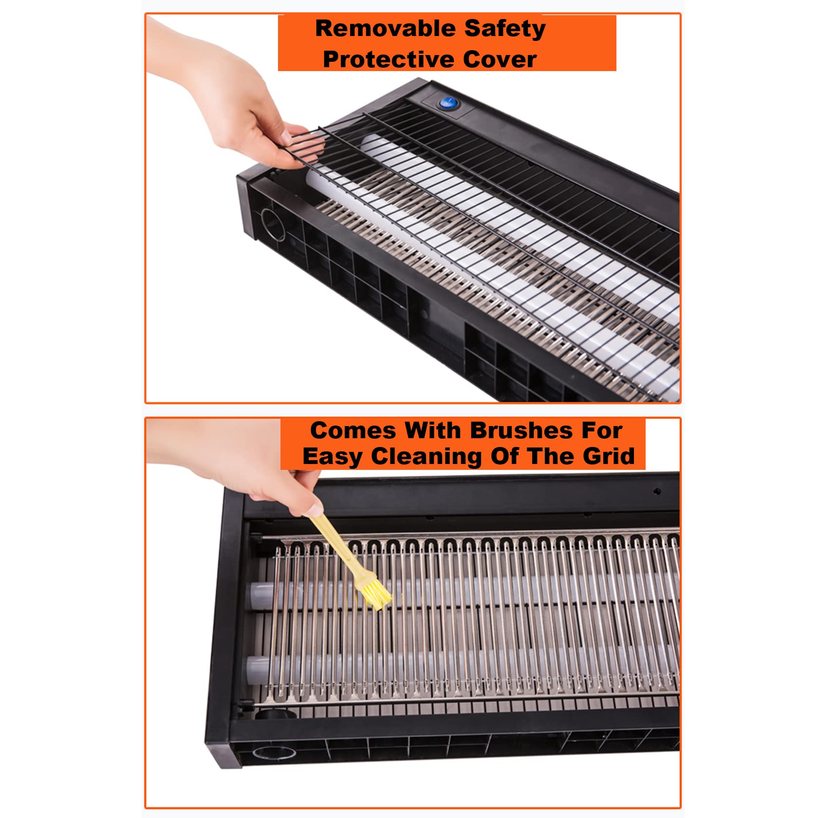 Killer per Mosche a LED Solare Trappola per Mosche 2 in 1 ad Alte Prestazioni per Interni ed Esterni Multifunzionale, Bug Zapper IPX4 Lampada antizanzare Impermeabile di Alta qualità, Batteria al li