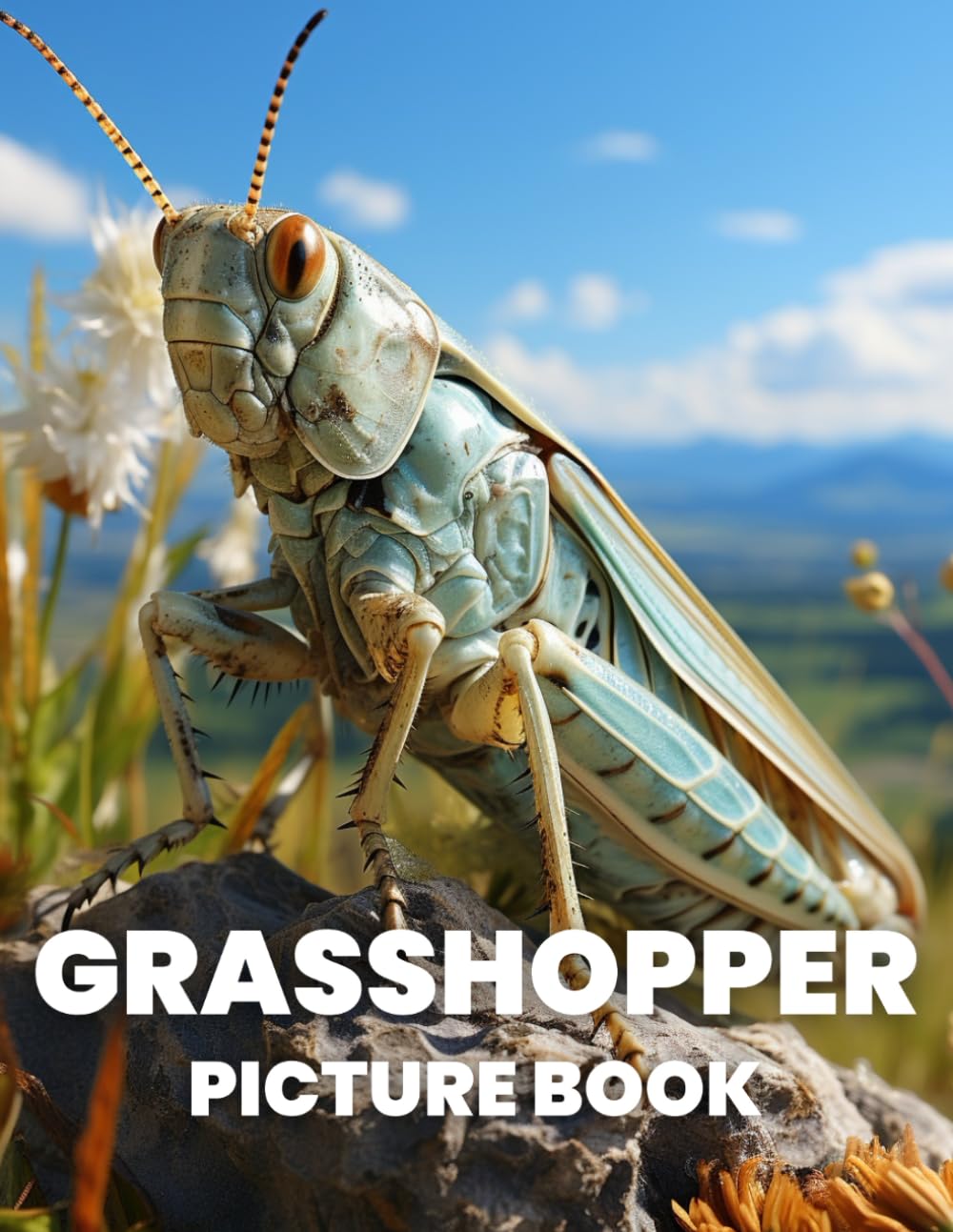 Grasshopper Picture Book: 100 Fascinating Images of Grasshoppers in Their Natural Habitat
