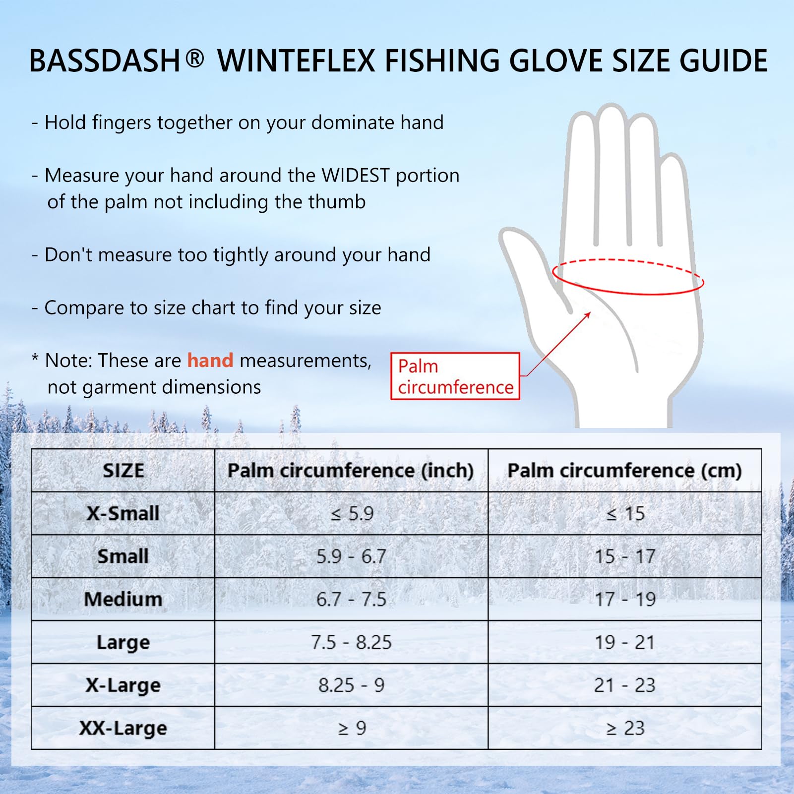 Bassdash WinteFlex Guantes de Invierno Manoplas Convertibles para Pesca en Hielo para Clima frío sin Dedos Resistentes al Agua para Hombres Mujeres Caza fotografía Senderismo