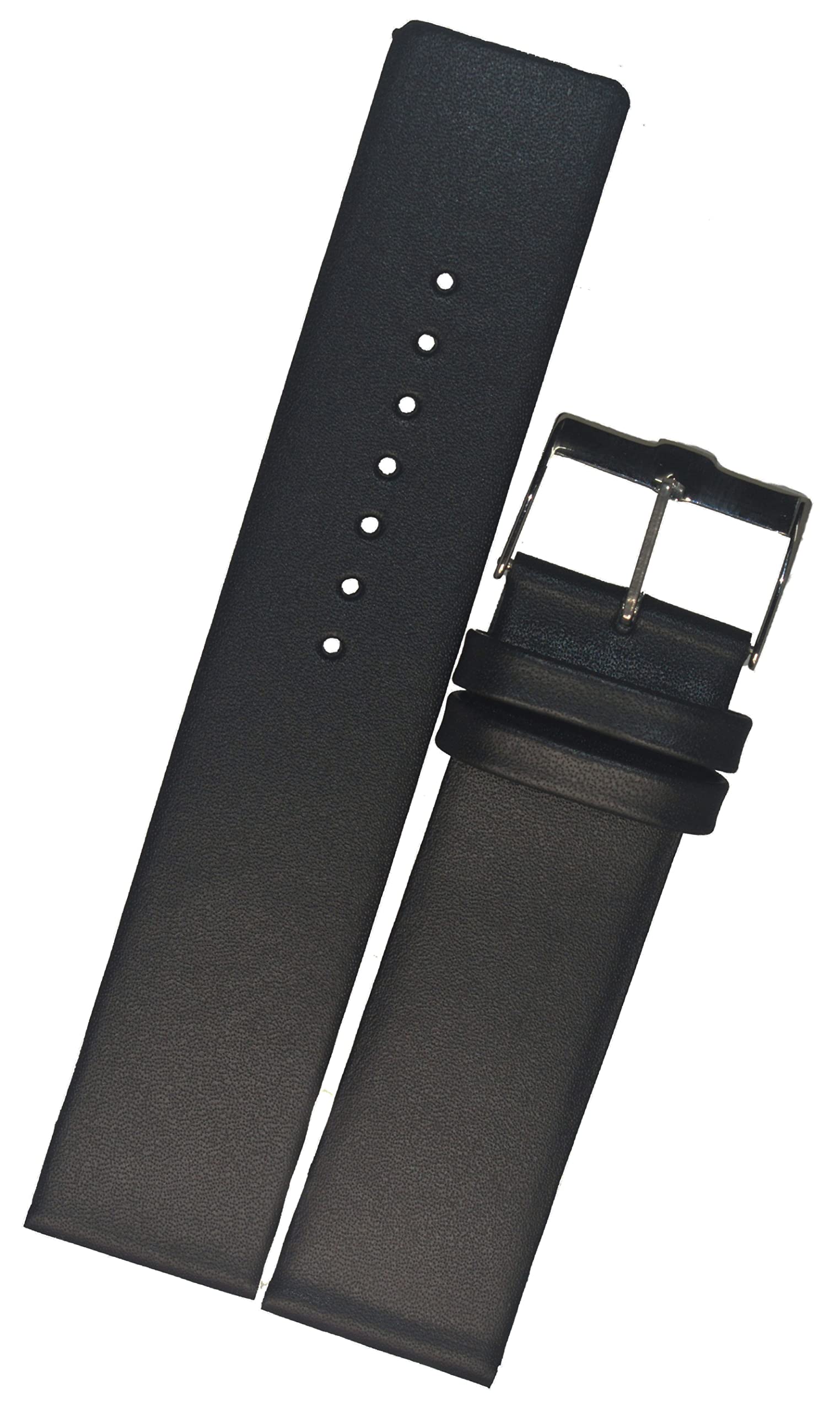 SURU® 18mm Slim Plain Square Tip with Rounded Angles Leather Watch Strap/Watch Band (Lug Width- 18mm /Colour- Black) (Size Guide in 3rd Image) R108 (B0C2Z451PR) Amazon Price History, Amazon Price Tracker
